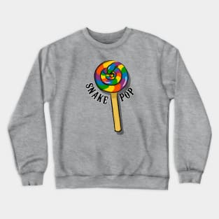 Snake Pop - Unusual Lollipop Crewneck Sweatshirt